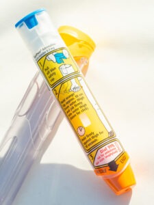 EpiPen for anaphylaxis